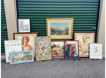 Lot Of 9 Pieces Art