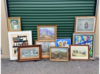Lot Of 10 Pieces Of Art