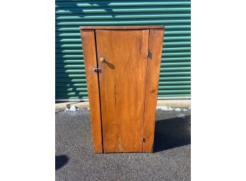 Antique Pine Jelly Cabinet Cupboard