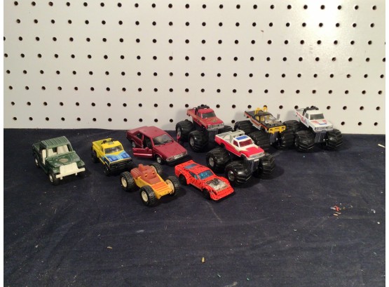 Lot Of 9 Misc Toy Cars, Good Condition Overall - Diecast, Etc.