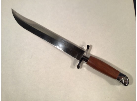 Great Condition Buffalo Bill Cody Knife With Leather Sheath - Bowie Style Knife