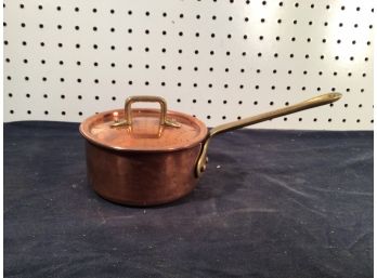 Copper Cooking Copral 5in Pot With Matching Lid Copper Cooking Pot