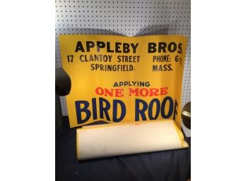 Lot Of 3 Appleby Bros Roofing Service Signs