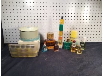 Nice Lot Of Vintage Perfume Items, Unused Powders, Etc.