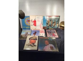 Lot Of 10 Military Records And One Playboy Record LP Vinyl, Vintage