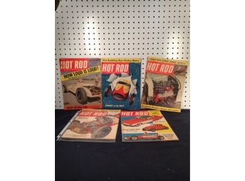 Lot Of 5 Hot Rod Magazines