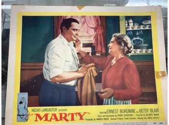 Original Movie Lobby Card, C1954 Hecht-Lancaster, Marty (26)