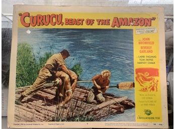 Original Movie Lobby Card, C1956 Curucu, Beast Of The Amazon (120)