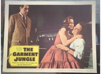 Original Movie Lobby Card, C1957 Columbia Pictures, The Garment Jungle (96)