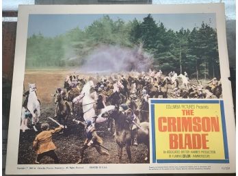 Original Movie Lobby Card, C1963 Colombia Pictures, The Crimson Blade (91)