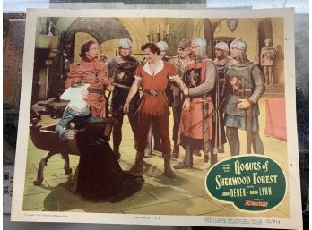 Original Movie Lobby Card, C1950 Columbia Pictures, Rogues Of Sherwood Forest (53)