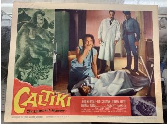 Original Movie Lobby Card, C1960 Caltiki The Immortal Monster (118)