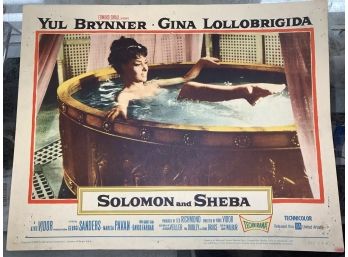 Original Movie Lobby Card, C1959 Edward Small, Solomon And Sheba (47)