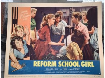 Original Movie Lobby Card, C1957 Reform School Girl (62)