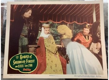 Original Movie Lobby Card, C1950 Columbia Pictures, Rogues Of Sherwood Forest (56)