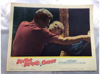 Original Movie Lobby Card, C1961 Doctor Bloods Coffin (207)