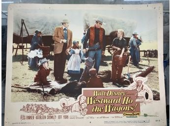 Original Movie Lobby Card, C1956 Walt Disney, Westward Ho The Wagons! (21)
