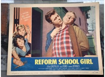 Original Movie Lobby Card, C1957 Reform School Girl (58)