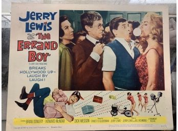 Original Movie Lobby Card, C1961 Jerry Lewis, Errand Boy (122)