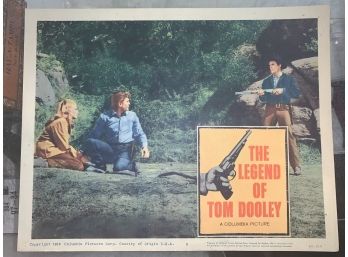 Original Movie Lobby Card, C1959 Columbia Picture, The Legend Of Tom Dooley (98)