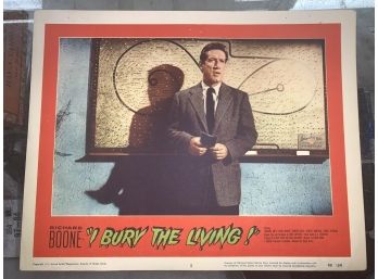 Original Movie Lobby Card, C1957 Richard Boone, I Bury The Living (85)