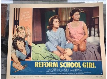 Original Movie Lobby Card, C1957 Reform School Girl (61)