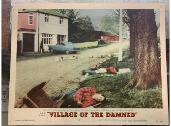Original Movie Lobby Card, C1960 M-g-M, Village Of The Damned (109)