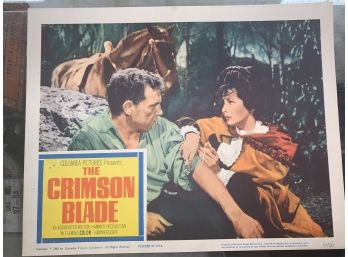 Original Movie Lobby Card, C1963 Colombia Pictures, The Crimson Blade (88)