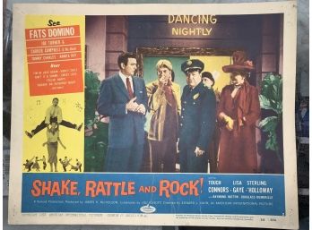 Original Movie Lobby Card, C1956 Shake, Rattle And Rock! (37)