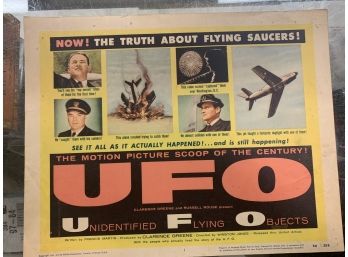 Original Movie Lobby Card, C1956 UFO (108)