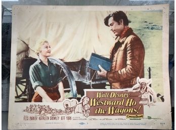 Original Movie Lobby Card, C1956 Walt Disney, Westward Ho The Wagons! (14)