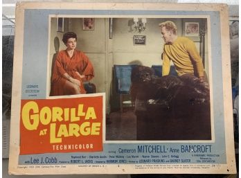 Original Movie Lobby Card, C1954 Leonard Goldstein, Gorilla At Large (126)
