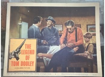Original Movie Lobby Card, C1959 Columbia Picture, The Legend Of Tom Dooley (101)