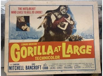 Original Movie Lobby Card, C1954 Leonard Goldstein, Gorilla At Large (125)