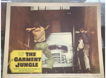 Original Movie Lobby Card, C1957 Columbia Pictures, The Garment Jungle (95)