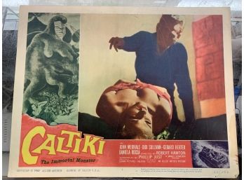 Original Movie Lobby Card, C1960 Caltiki The Immortal Monster (117)