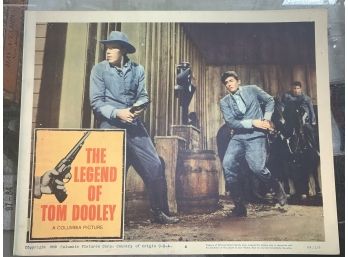 Original Movie Lobby Card, C1959 Columbia Picture, The Legend Of Tom Dooley (103)
