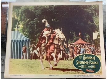 Original Movie Lobby Card, C1950 Columbia Pictures, Rogues Of Sherwood Forest (54)
