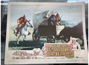 Original Movie Lobby Card, C1956 Walt Disney, Westward Ho The Wagons! (19)