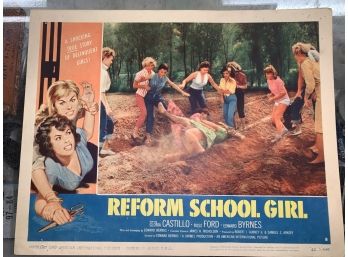 Original Movie Lobby Card, C1957 Reform School Girl (64)
