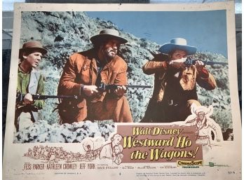 Original Movie Lobby Card, C1956 Walt Disney, Westward Ho The Wagons! (16)