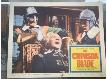 Original Movie Lobby Card, C1963 Colombia Pictures, The Crimson Blade (87)