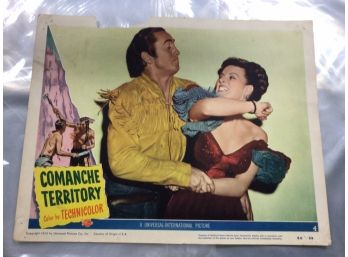 Original Movie Lobby Card, C1950 Comanche Territory (290)