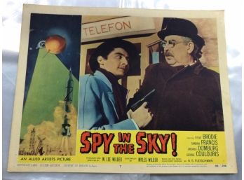 Original Movie Lobby Card, C1958 Spy In The Sky (274)