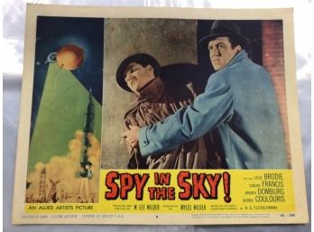 Original Movie Lobby Card, C1958 Spy In The Sky (273)