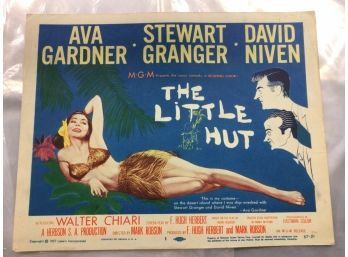 Original Movie Lobby Card, C1957 The Little Hut (311)