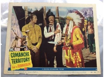 Original Movie Lobby Card, C1950 Comanche Territory (293)