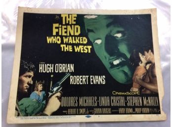 Original Movie Lobby Card, The Fiend Who Walked The West (214)
