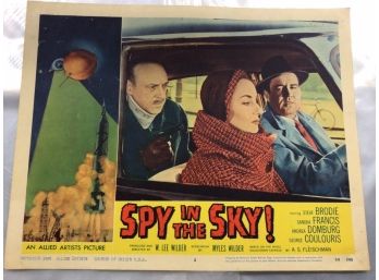 Original Movie Lobby Card, C1958 Spy In The Sky (269)