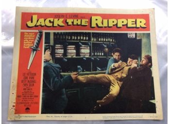 Original Movie Lobby Card, C1960 Jack The Ripper (305)